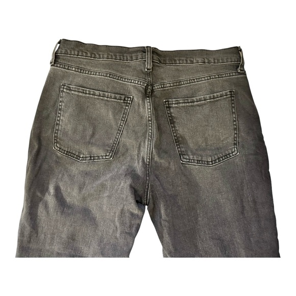 Old Navy Mid-Rise Boyfriend Straight Ripped Black, Gray Jeans, Size 10 - Picture 13 of 16